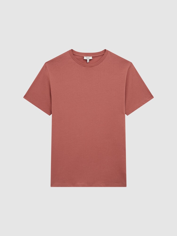 Reiss Faded Rose Bless Marl Crew Neck T-Shirt - Image 2 of 6