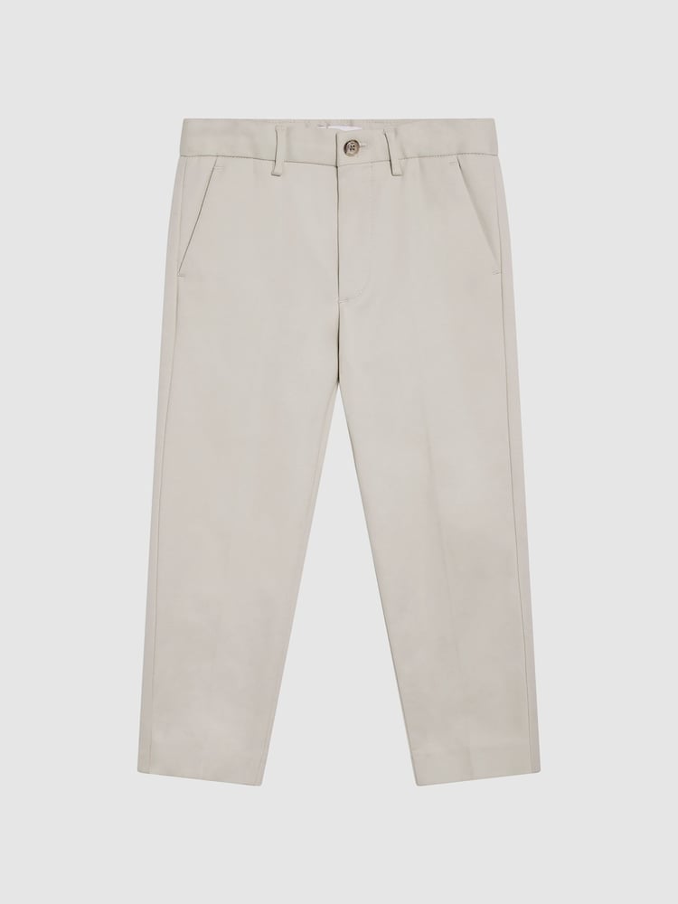 Reiss Stone Eastbury 9-14 yrs Slim Fit Chinos - Image 2 of 8