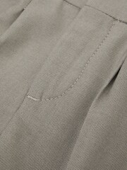 Reiss Taupe Brighton 9-14 yrs Relaxed Elasticated Trousers with Turn-Ups - Image 7 of 7