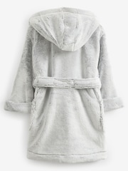 Grey Soft Touch Fleece Dressing Gown (9mths-16yrs) - Image 2 of 2