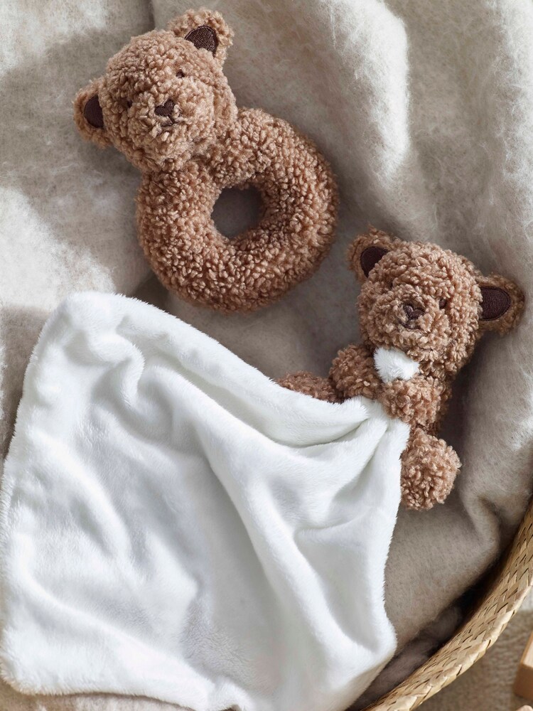 Brown Borg Bear Baby Rattle - Image 2 of 3 Brown Borg Bear Baby Rattle - Image 2 of 3
