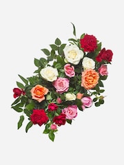 Bright Rose Duo Real Plant in Grey Painted Tin - Image 3 of 3