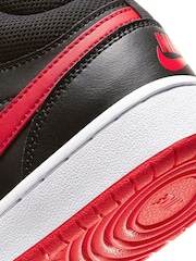 Nike Red Youth Court Borough Mid Trainers - Image 11 of 11