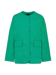 F&F Green Fashion Onion Quilted Bomber Jacket - Image 5 of 5