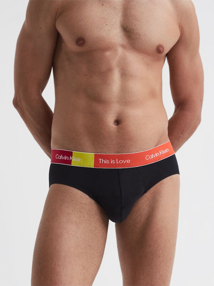 Calvin Klein Black Underwear This Is Love Briefs - Image 1 of 4
