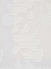 Reiss Ivory Amalie Junior Floral Print Textured Dress - Image 7 of 7