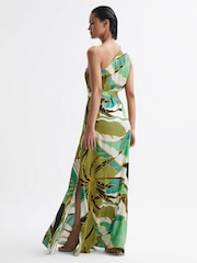 Vestido largo con estampado de jungla Tina de Reiss - Imagen 5 de 7