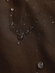 Chocolate Brown Long Waxed Effect Jacket - Image 7 of 7