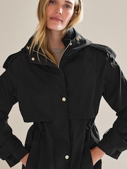 Schwarz - Leichter, spritzwasserfester Parka - Bild 3 von 8