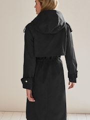 Schwarz - Leichter, spritzwasserfester Parka - Bild 4 von 8