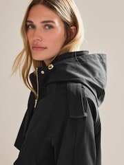 Schwarz - Leichter, spritzwasserfester Parka - Bild 5 von 8