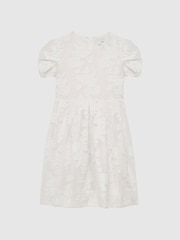 Reiss Amalie Strukturiertes Kleid mit Blumenprint - Bild 2 von 7
