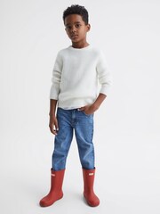 Reiss Red Hunter Little Kids First Classic Rain Boots - Image 4 of 9