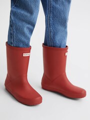 Reiss Red Hunter Little Kids First Classic Rain Boots - Image 5 of 9