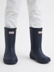 Reiss Navy Hunter Little Kids First Classic Rain Boots - Image 3 of 8