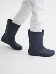 Reiss Navy Hunter Little Kids First Classic Rain Boots - Image 4 of 8