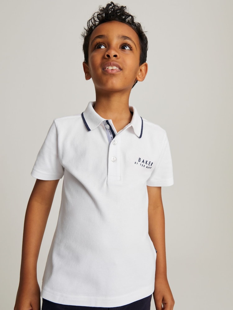 Baker by Ted Baker 100% Cotton Polo Shirt - Image 1 of 8