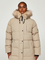 Zavetti Canada Womens Goshawa Puffer Jet Black Parka - Image 1 of 8