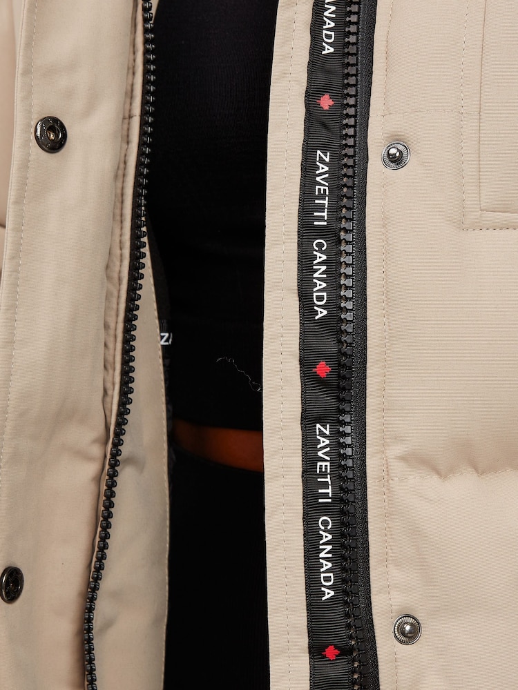 Zavetti Canada Womens Goshawa Puffer Jet Black Parka - Image 7 of 8
