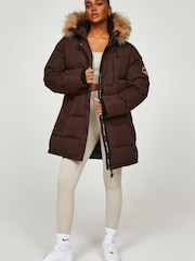 Zavetti Canada Sage Green Goshawa Puffa Jacket - Image 3 of 6