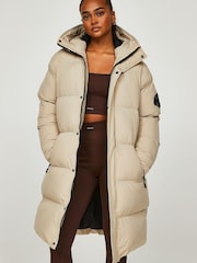 Zavetti Canada Stone Alora Longline Puffa Jacket - Image 4 of 6