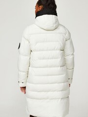 Zavetti Canada Cream Alora Longline Puffa Jacket - Image 2 of 6