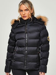 Zavetti Canada Kiana Virna Puffa Black Jacket - Image 1 of 6