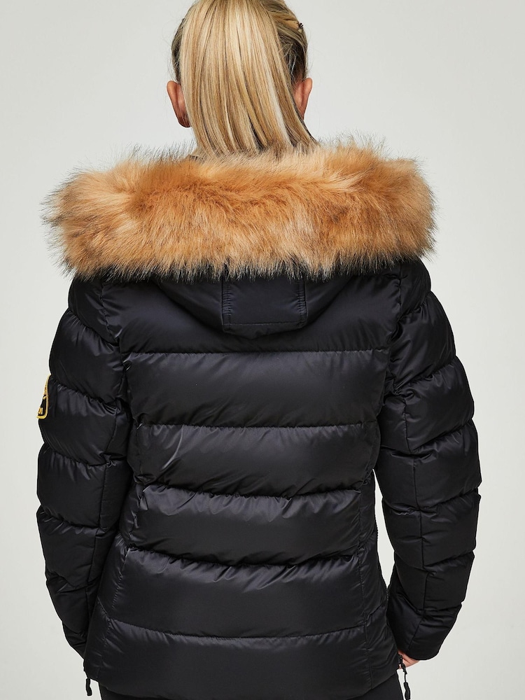 Zavetti Canada Kiana Virna Puffa Black Jacket - Image 2 of 6