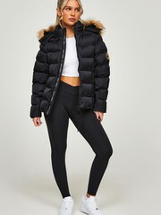 Zavetti Canada Kiana Virna Puffa Black Jacket - Image 3 of 6