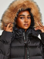Zavetti Canada Kiana Virna Puffa Black Jacket - Image 6 of 6