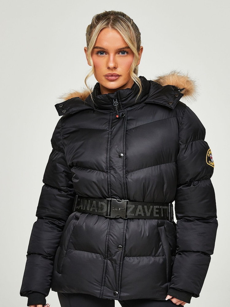 Zavetti Canada Womens Okawa Puffer Black Jacket - Image 1 of 8