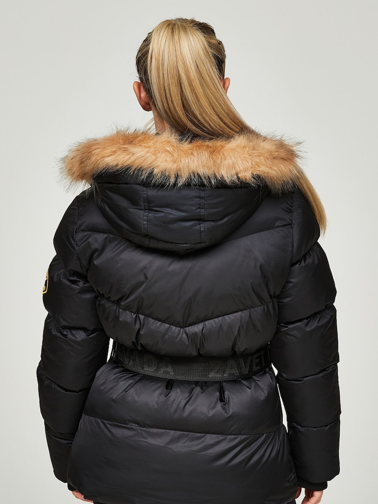 Zavetti Canada Womens Okawa Puffer Black Jacket - Image 3 of 8