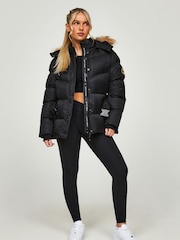 Zavetti Canada Womens Okawa Puffer Black Jacket - Image 4 of 8