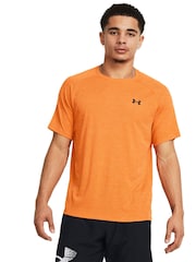 Under Armour Dark Orange Tech Short Sleeve Crew T-Shirt - Image 1 of 5