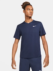 Nike Obsidian Dri-FIT Court Victory Tennis T-Shirt - Image 1 of 4