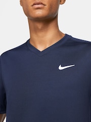 Nike Obsidian Dri-FIT Court Victory Tennis T-Shirt - Image 3 of 4