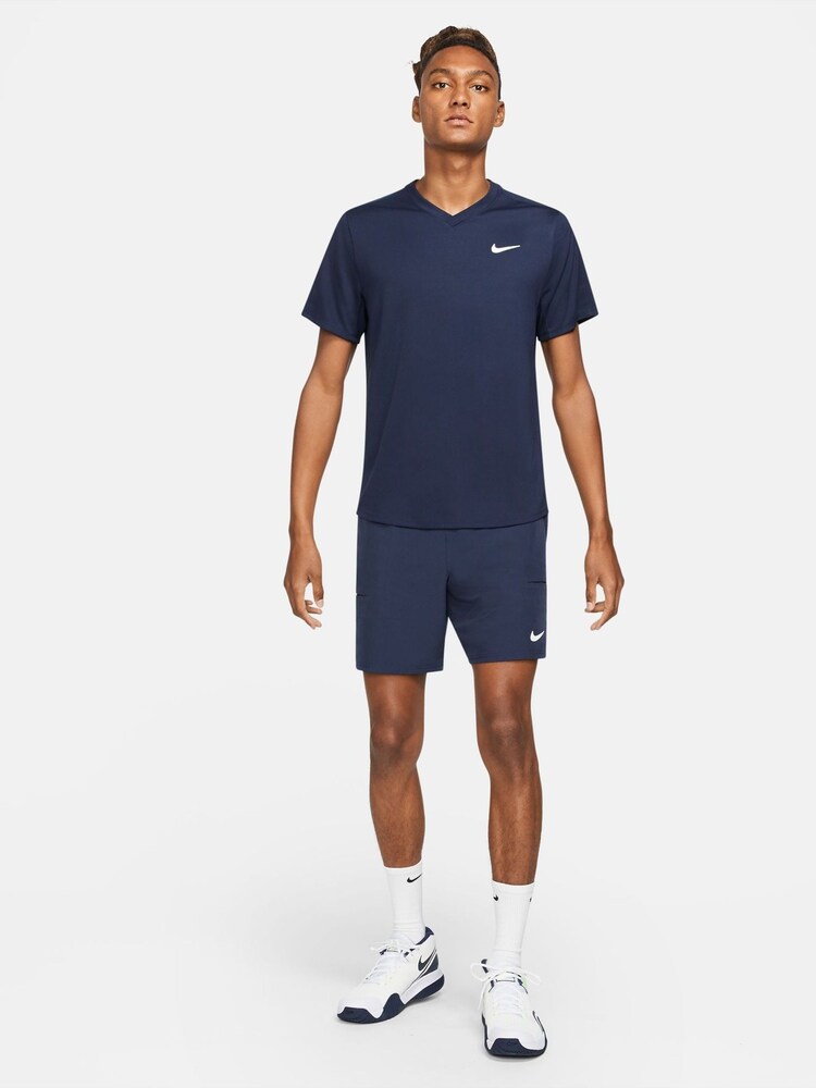 Nike Obsidian Dri-FIT Court Victory Tennis T-Shirt - Image 4 of 4