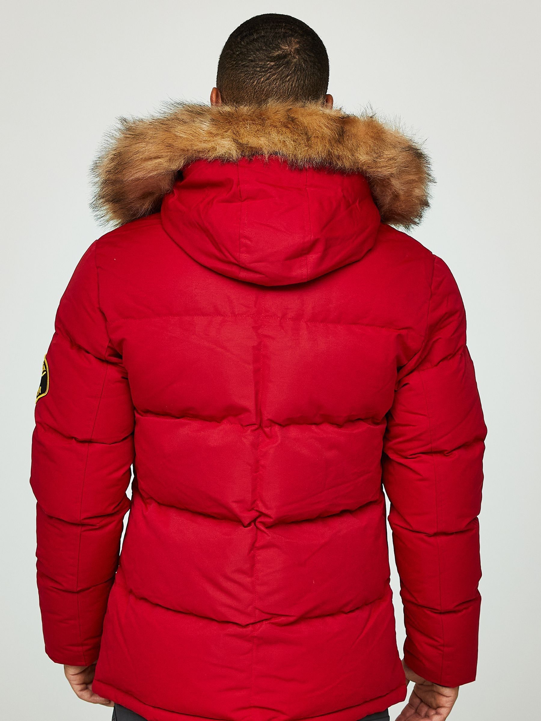 Buy Zavetti Canada Mens Oshawa 2.0 Puffer Parka Jacket with Detachable Fur from Next USA