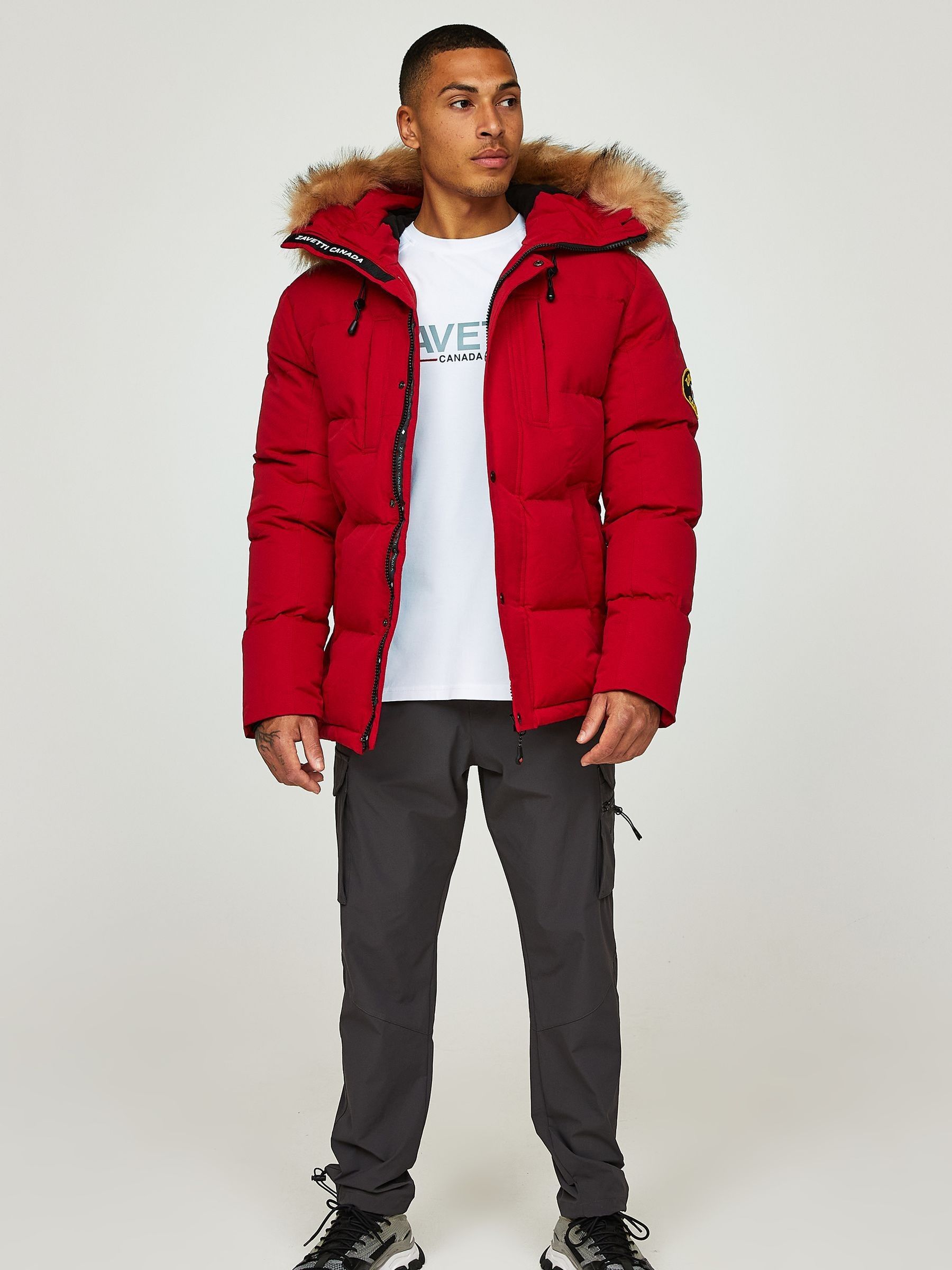 Buy Zavetti Canada Mens Oshawa 2.0 Puffer Parka Jacket with Detachable Fur from Next South Africa