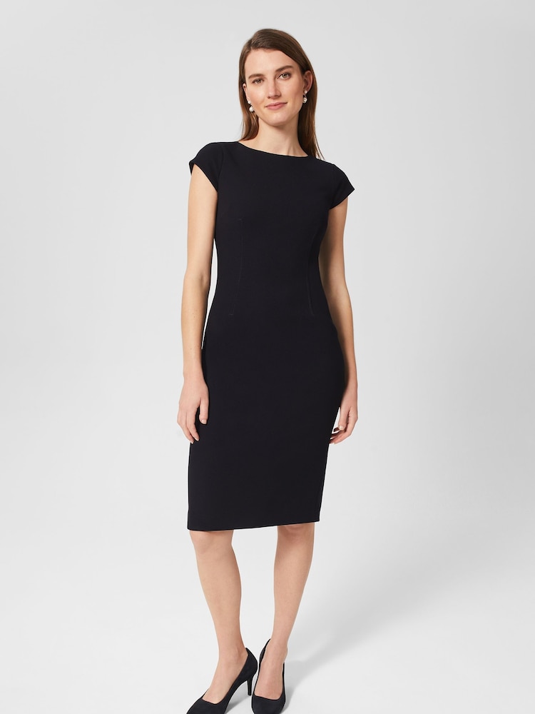 Hobbs Blue Petite Petite Mia Dress - Image 1 of 4