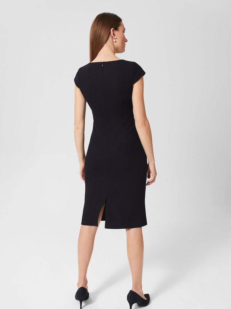 Hobbs Blue Petite Petite Mia Dress - Image 2 of 4 Hobbs Blue Petite Petite Mia Dress - Image 2 of 4