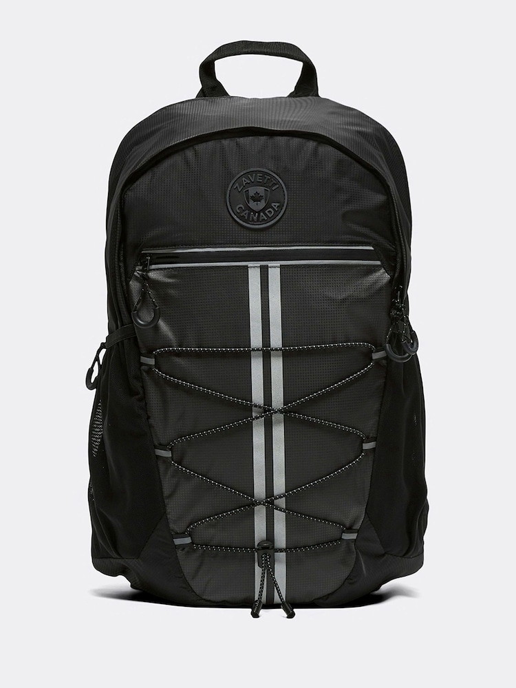 Zavetti Canada Diementro Black Backpack - Image 1 of 6