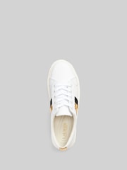 Lauren Ralph Lauren Janson Logo Leather Trainers - Image 4 of 4