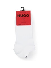 HUGO White Uni Socks 6 Pack - Image 2 of 3