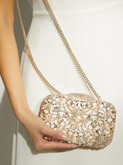 Dune London Gold Pewter Berkeley 30 Years Embellished Bag - Image 2 of 3