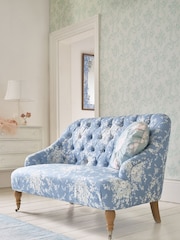 Shabby Chic by Rachel Ashwell® Garden Floral Denim Blue Willa Small 2 Seater Sofa - Image 1 of 6