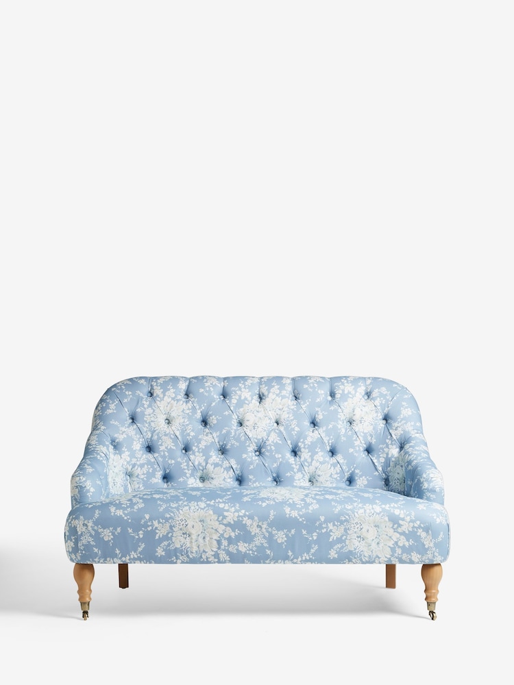 Shabby Chic by Rachel Ashwell® Garden Floral Denim Blue Willa Small 2 Seater Sofa - Image 2 of 6
