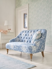 Shabby Chic by Rachel Ashwell® Garden Floral Denim Blue Willa Small 2 Seater Sofa - Image 6 of 6
