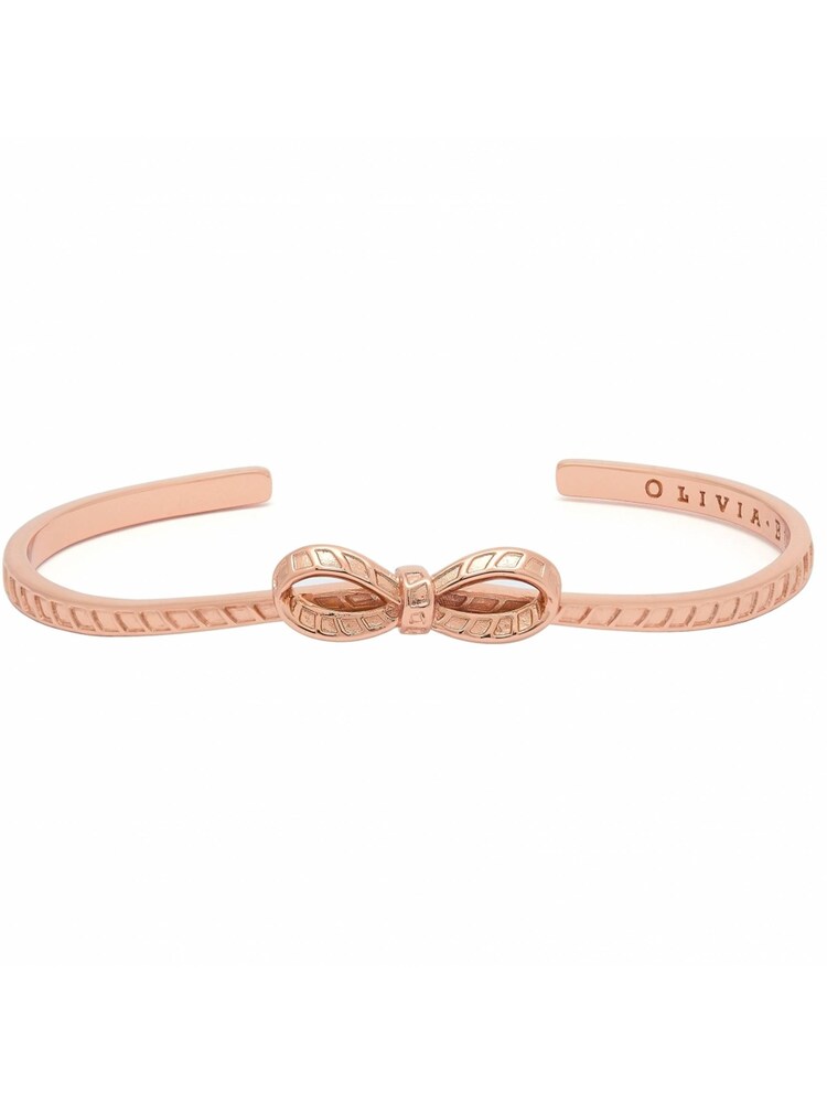 Olivia Burton Jewellery Ladies Pink Bow Bangle - Image 1 of 3