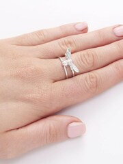 Olivia Burton Jewellery Ladies Silver Tone Lucky Bee Ring - Image 3 of 3